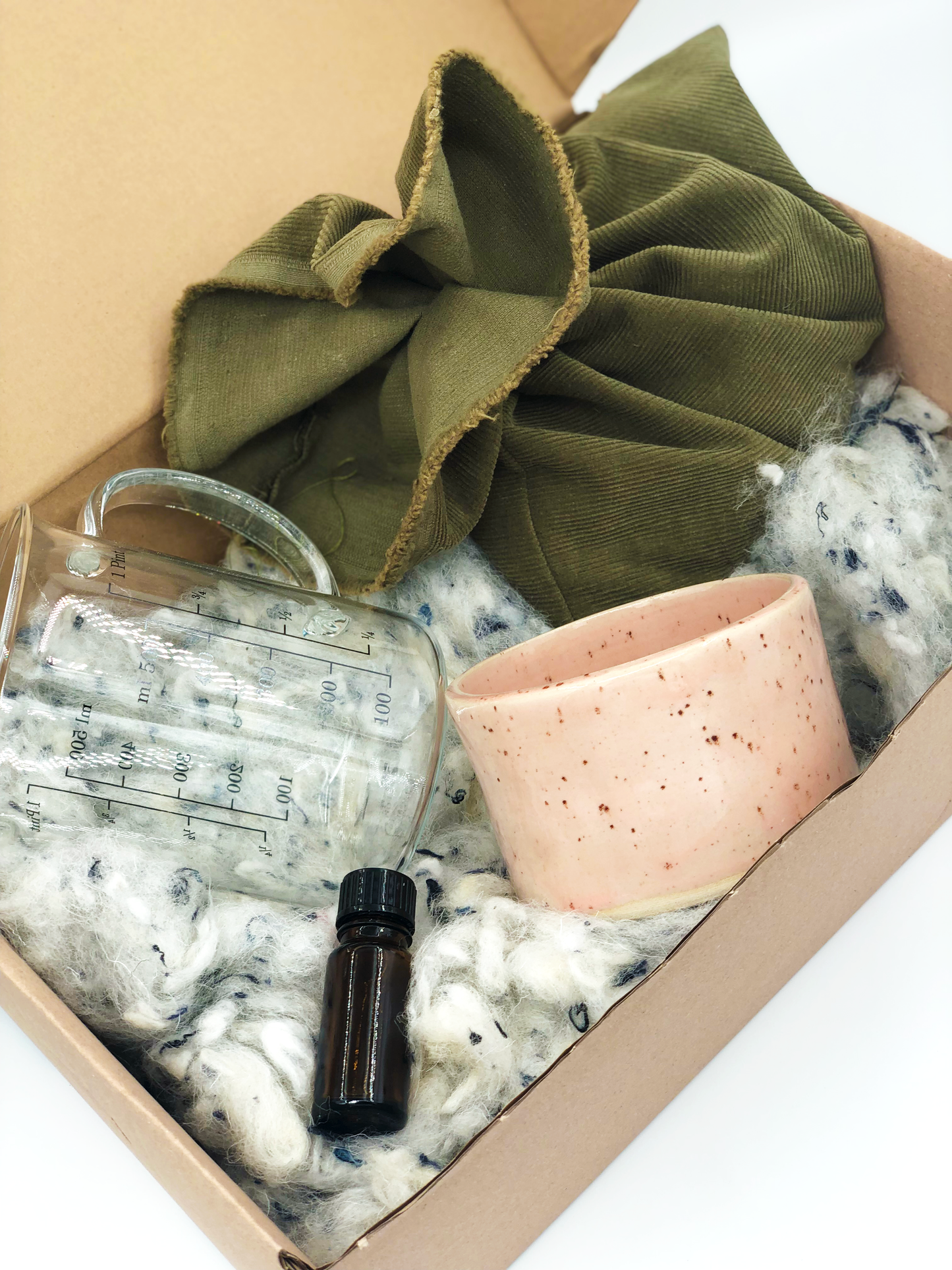 DIY eco (geur)kaars in keramiek schaal (1x400ml)